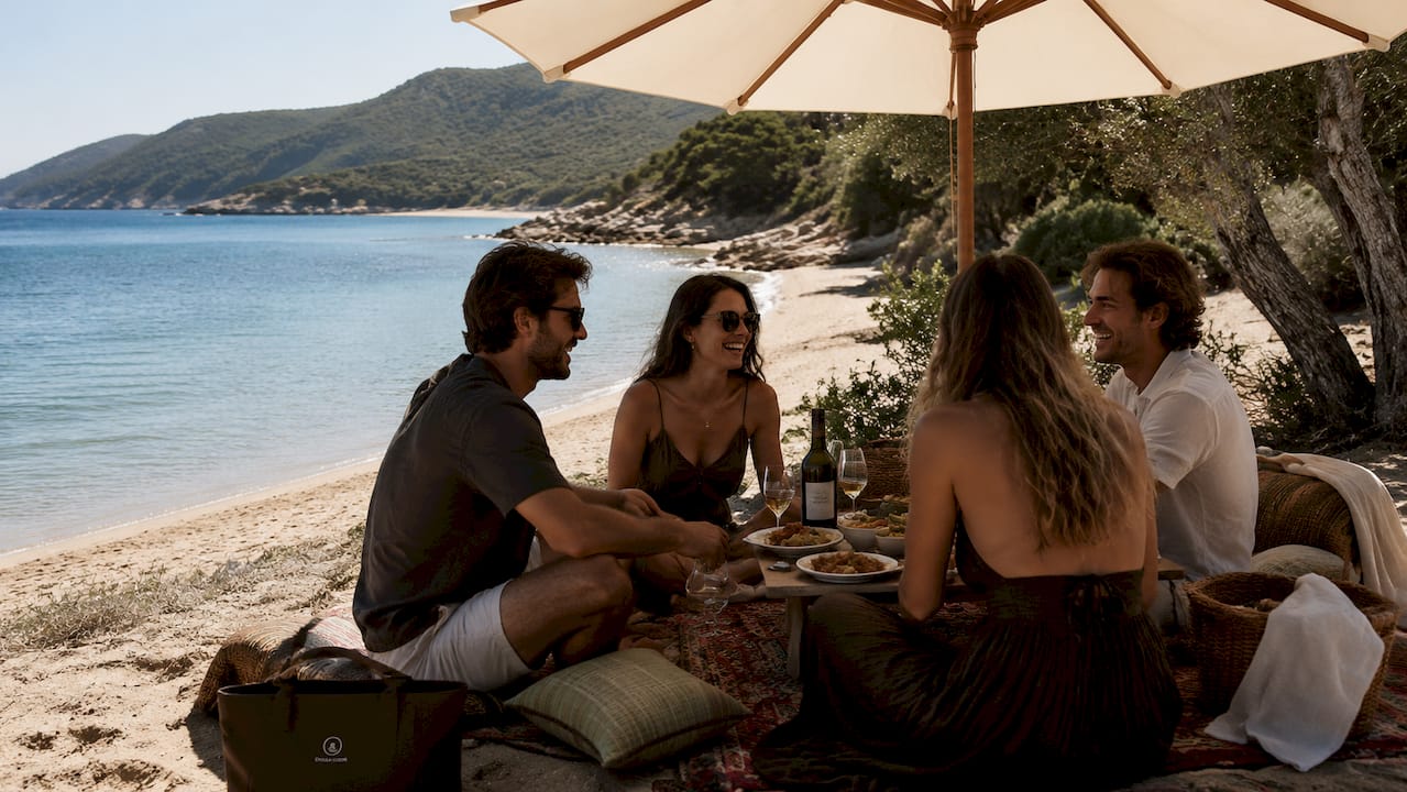 Goditi pranzi dal sapore mediterraneo sulla terrazza panoramica dell’hotel, affacciata direttamente sul mare e con una spiaggia tranquilla a pochi passi.